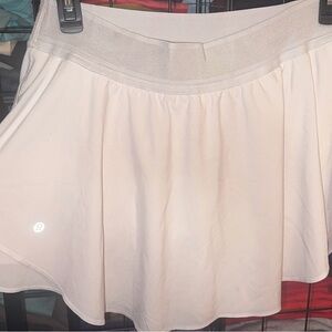 Lululemon Athletica Light Cream Skater Skirt